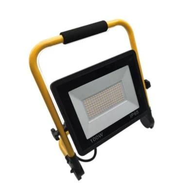 IP65 Water Proof Outdoor 100W 8000lm Foldable LED Emergency Work Flood Light Lamp