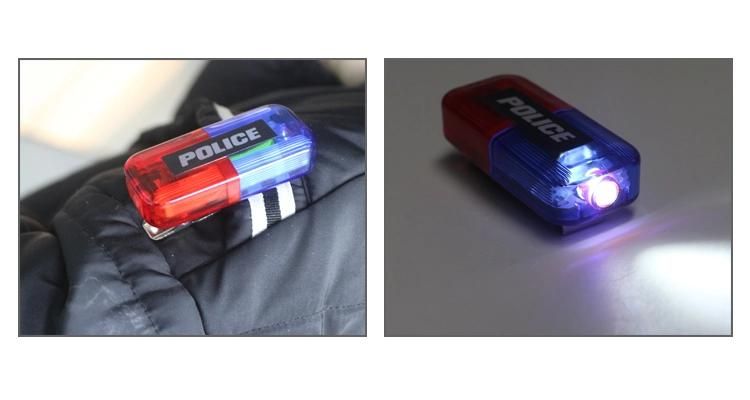 Wo Sides LED Flashing Warning Traffic Police Shoulder LED Lights