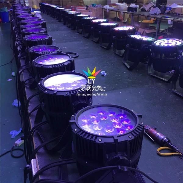 Waterproof 18X18W RGBWA+UV PAR Can LED Outdoor Lighting