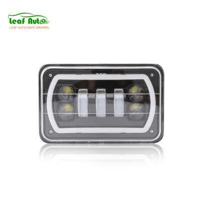 4X6 White/Amber DRL Turn Signal for off-Road Truck LED Headlight