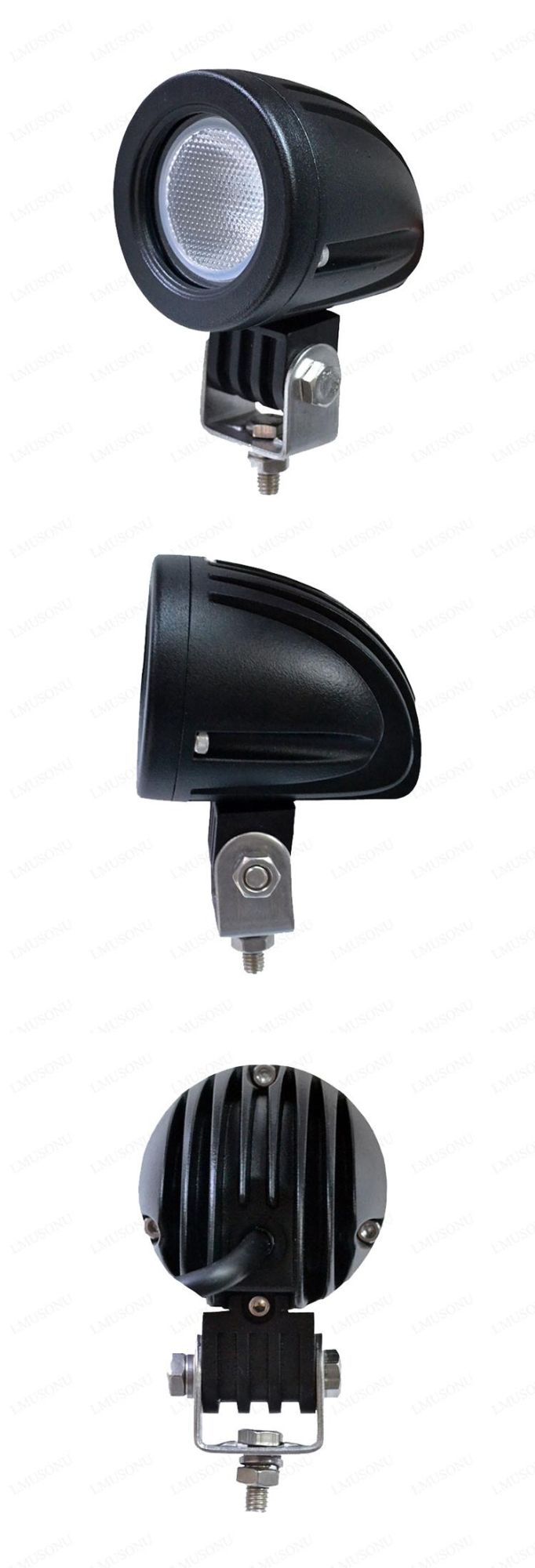 2 Inch Round LED Work Lamp 10W Aluminum Housing