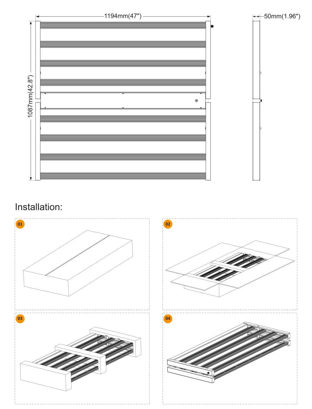 1700e 2.8umol/J Samsung 301b Samsung 301h 5 Years Warranty LED Grow Light Bar 640W 880W for Greenhouse Indoor Grow