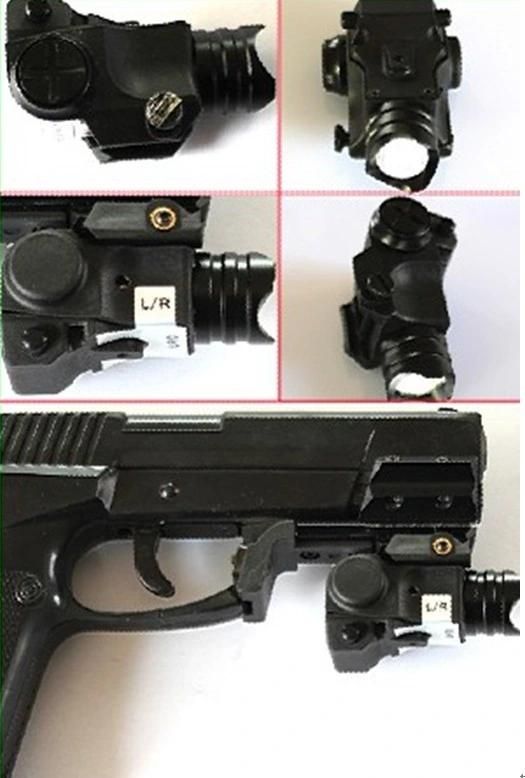 Compact Tactical Mini Pistol LED Flashlight with CREE Q5 80-100 Lumens with Strobe Function