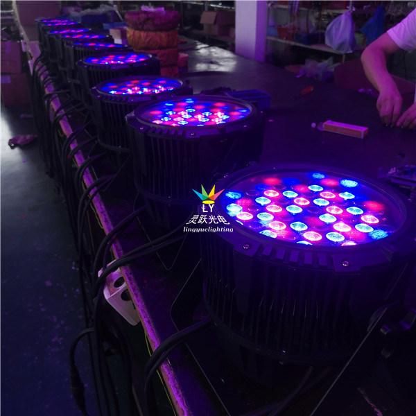 Outdoor Waterproof DMX RGBW LED PAR 64 Light 54X3w IP65