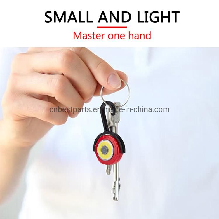 Wholesale Outdoor Mini Torch Lamp Cr2032 Button Battery Portable Torch Light 3 Modes Emergency LED Keychain Flashlight