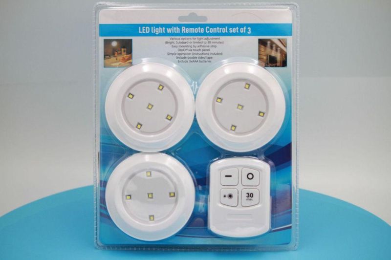 LED Cabinet Light Remote Control Night Light COB Touch Switch Wardrobe Light