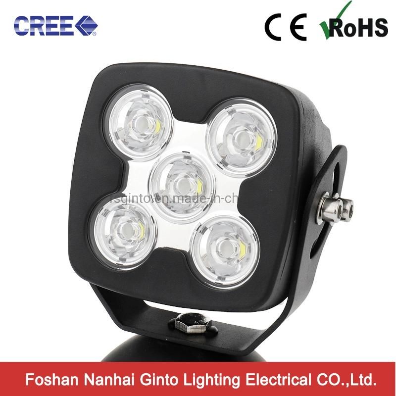 50W 5inch 12V/24V CREE LED Work Light for 4X4 Truck Tractor Car Offroad (GT1025-50W)