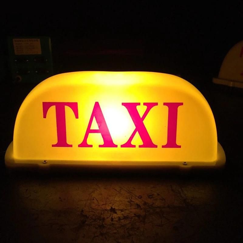 Design Plastic Taxi Top Advertising Signs LED Light Box