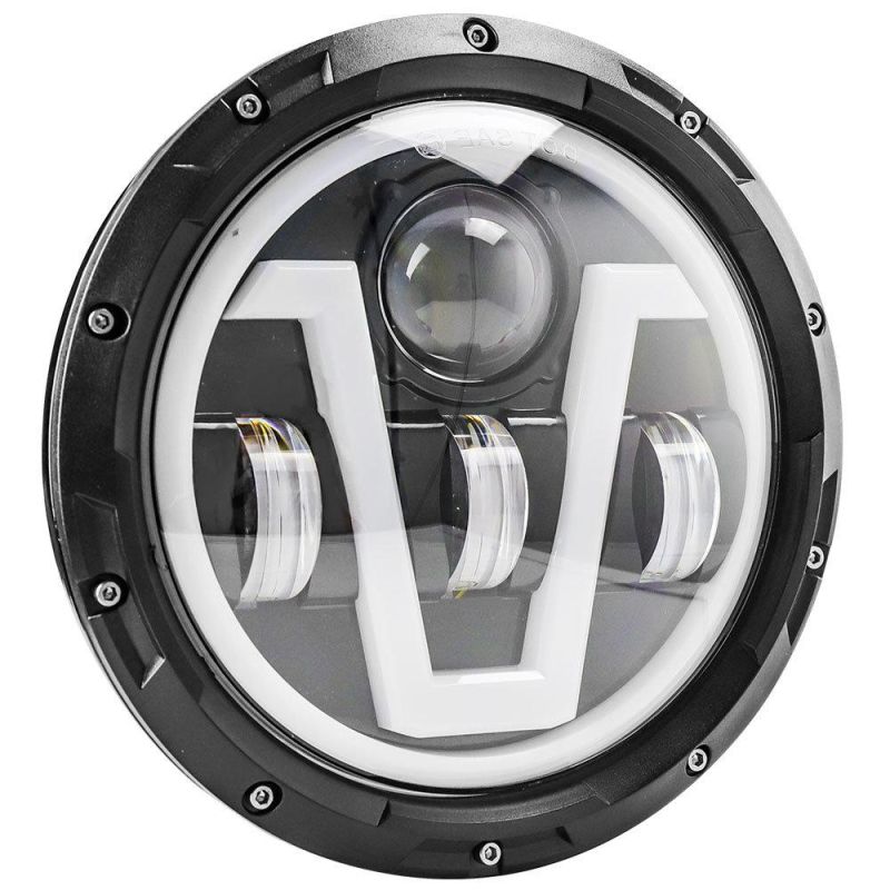 Dxz Headlight Accessories for Jeep Wrangler and Truck 5X7 75W High Low Beam Headlight Angle Eye Thick Lamp