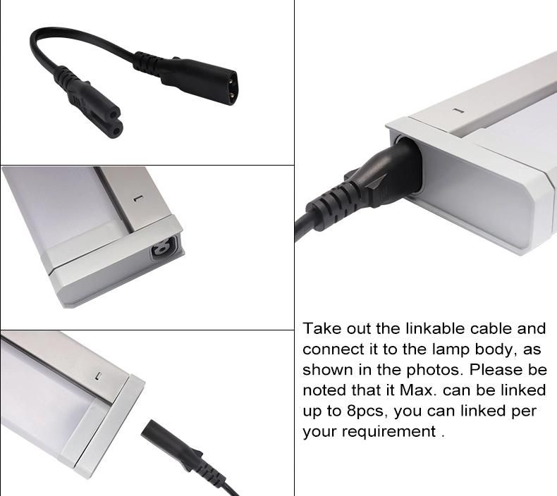 560lm Linkable LED Rotatable Cabinet Light with ETL Approved