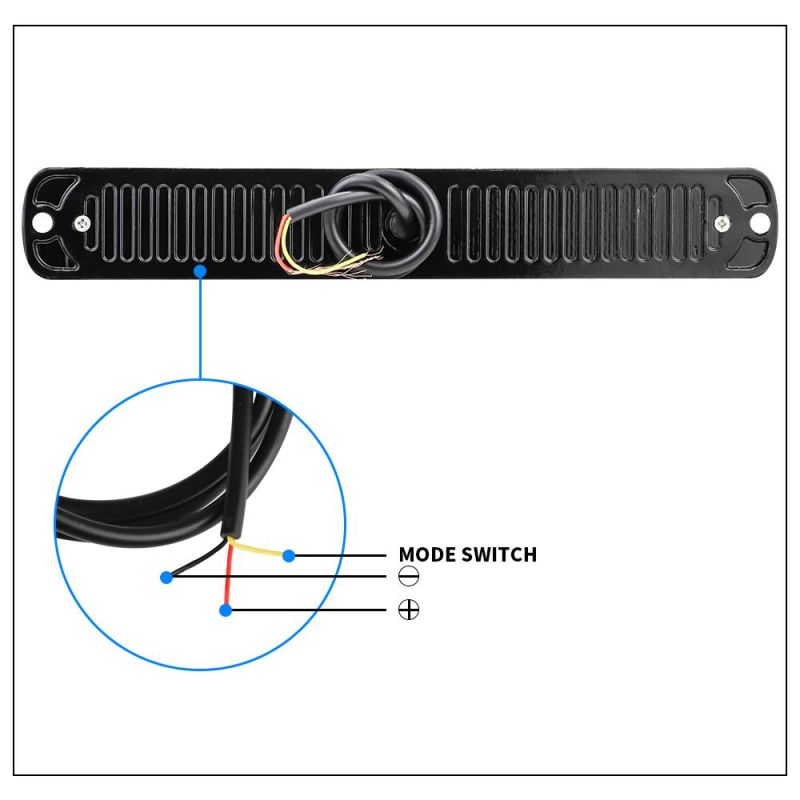 Dxz Auto Lights Accessories Lighting 12V-24V 12LED 36W Car Motorcycle Truck Emergency Warning Flash LED Strobe Light