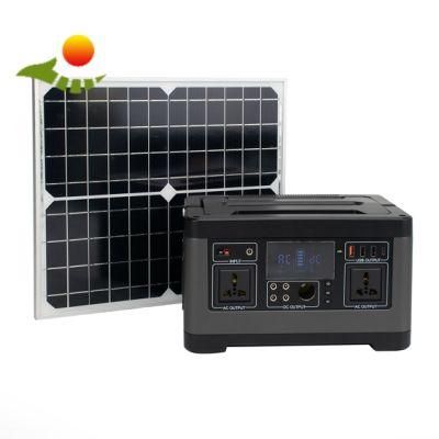500W Solar Cell System Portable Solar Storage System for Picnic Camping Outing Using