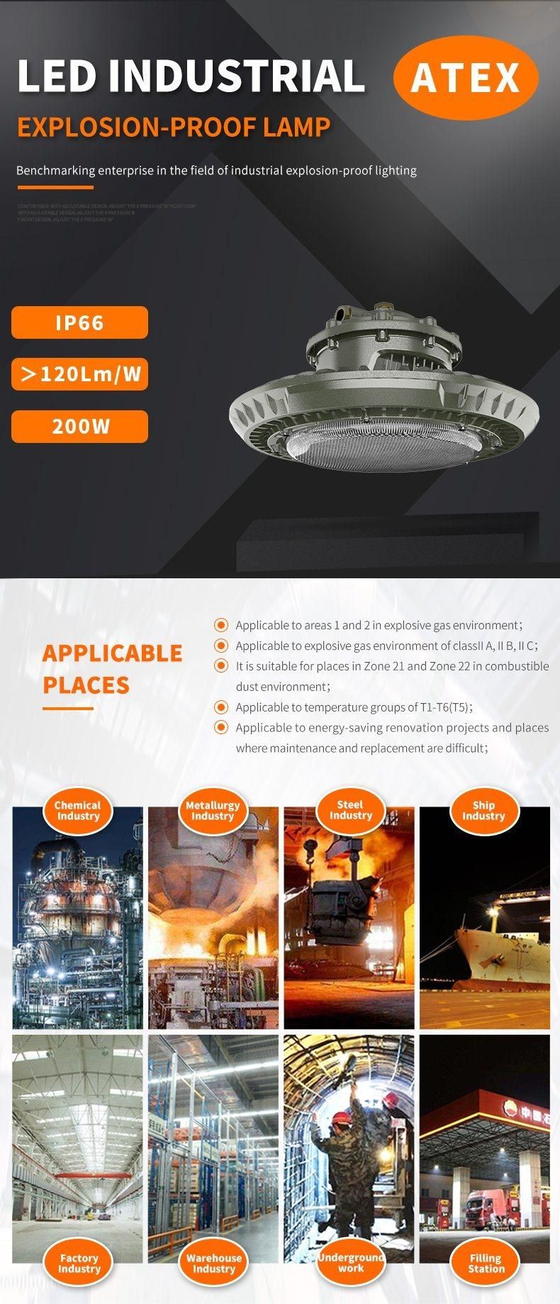 Atex Approved Explosion Proof Safety LED Light, Lighting with Explosion-Proof