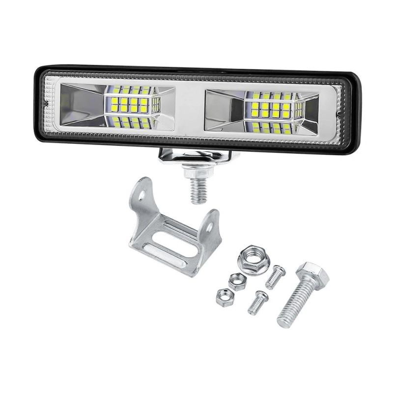 Dxz Car LED Work Light 6inch 16LED 48W Flood Lamp for Car SUV off Road for Jeep Truck Boat 12V 24V Driving Lights Fog Lights