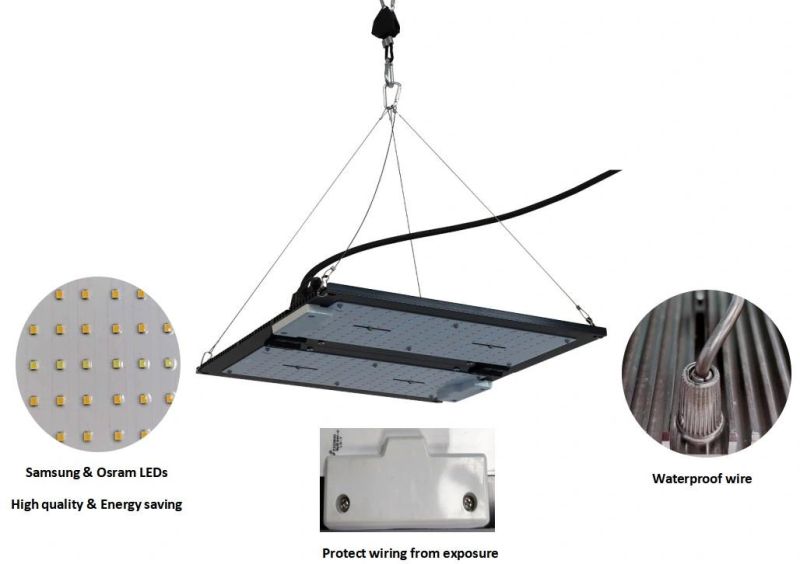 Full Spectrum Samsung Lm301h Osram 120W SMD LED Grow Light for Medical Plants Quantum Board Light with UL