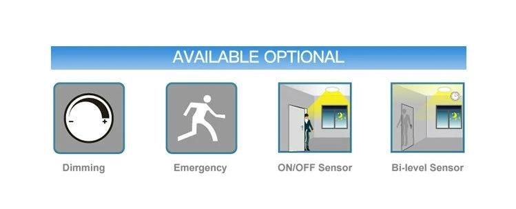 Model Yl08 1.8m IP66 Ik10 Ceiling LED High Quality Modern PC Housing Sensor LED Waterproof Light
