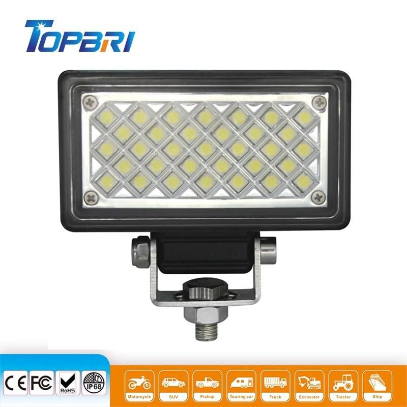 6W Auto LED Rectangular Car Agricultural Offroad Motorcycle Work Lights for Camping