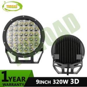 3D 9inch 320W CREE Offroad LED Driving Light for Jeep