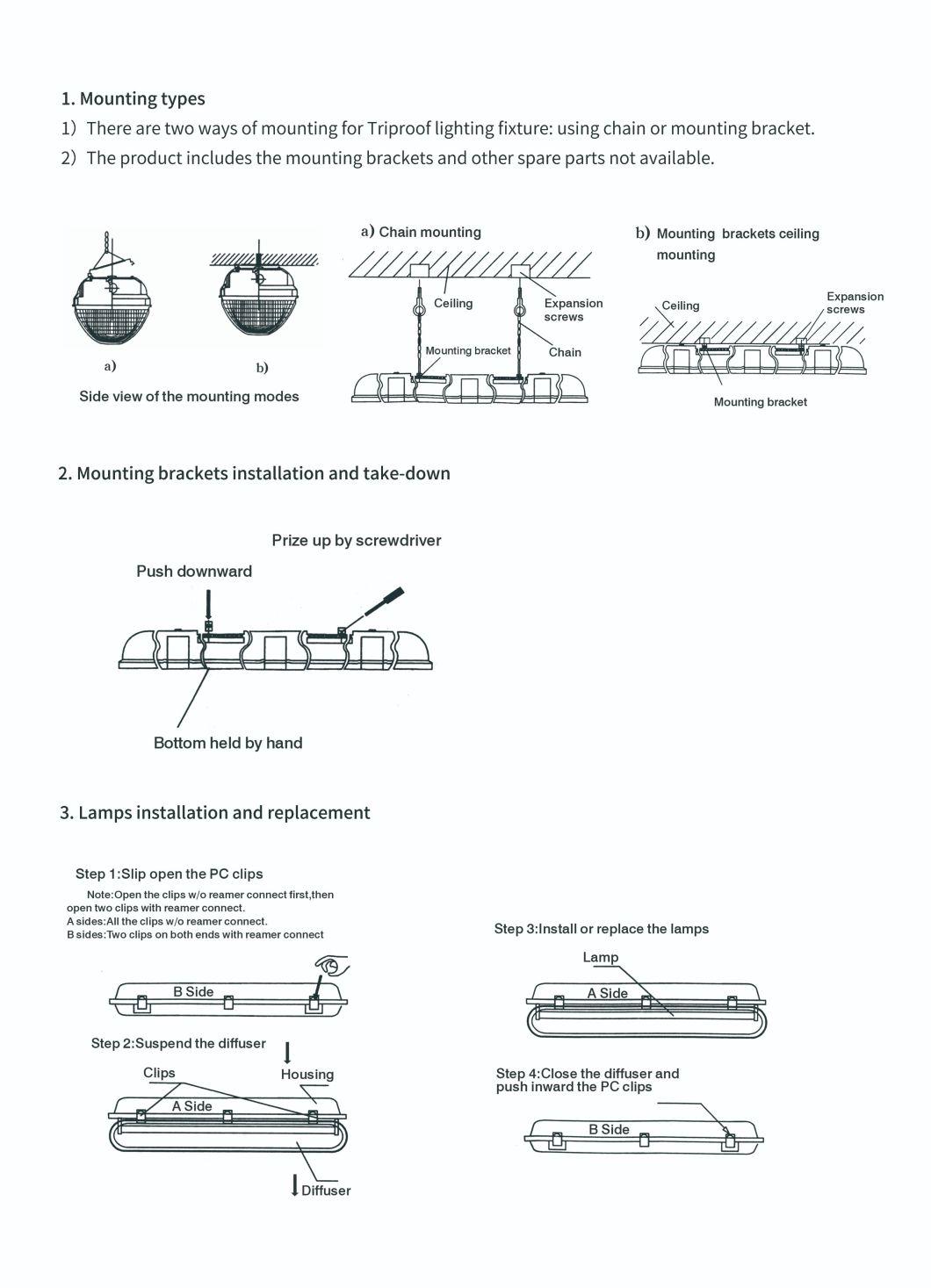 RoHS Mall Lighting 12V T8 Series LED Tunnel Lights