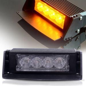 Professional Supply 5inch 12W Warning LED Yellow Light for Police/Traffic/Car