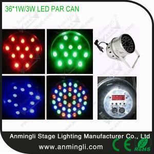 (RGB-IN-1) 36*3W LED PAR Can Light