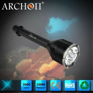 W39 CREE U2 LED Max 3000 Lumens Dive LED Flashlight