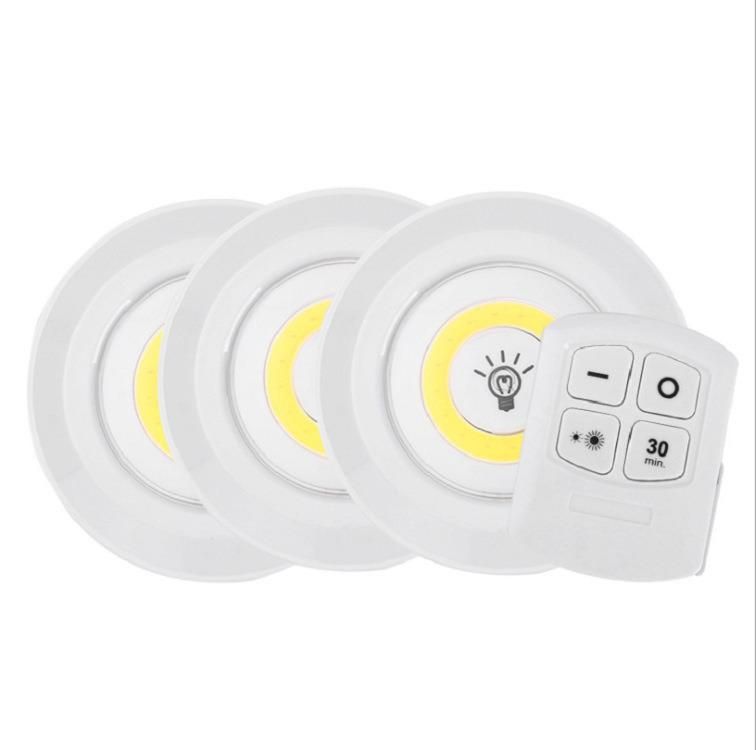 LED Cabinet Light Remote Control Night Light COB Touch Switch Wardrobe Light