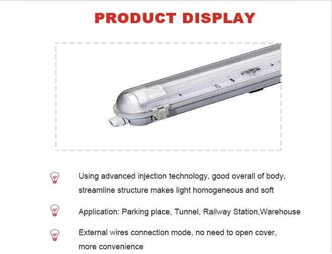 T5 3FT 4FT 5FT Fluorescent Prismatic Lighting Fixture