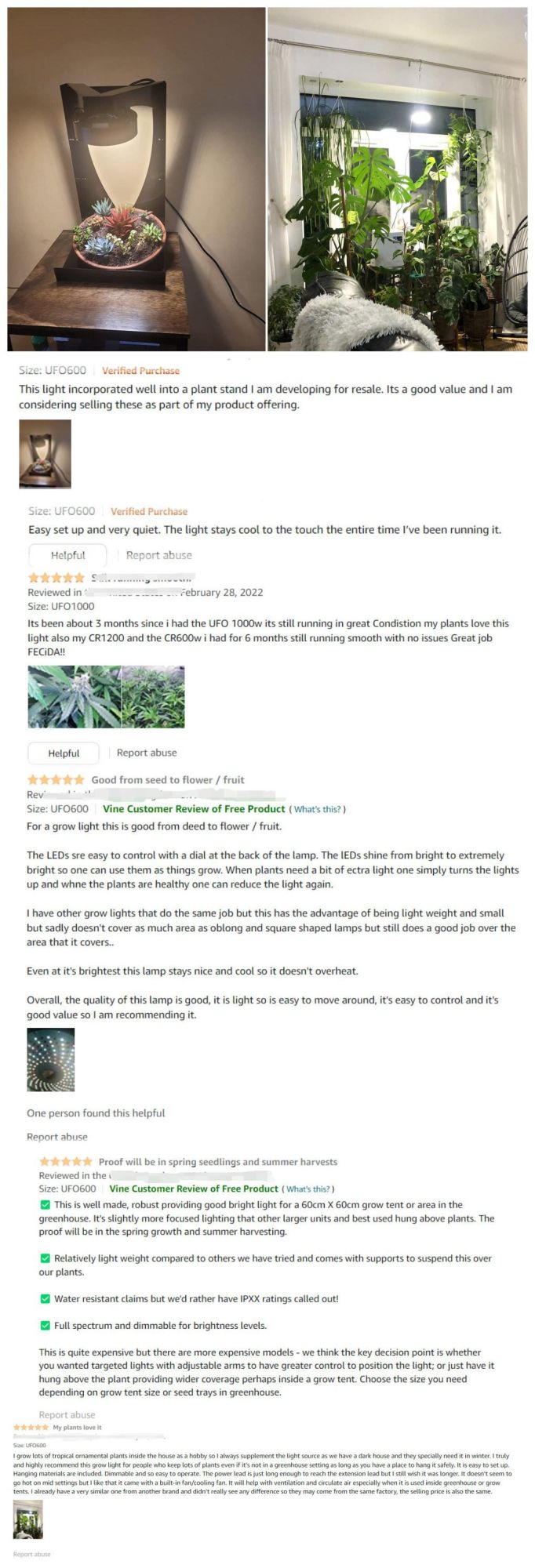 Amazon Greenhouse Grow Tent Growers Choice Waterproof 130W Small Hanging Full Spectrum Best Mini Hydroponic PRO Grow UFO LED