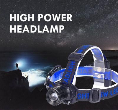 Black Safety Light Camping Waterproof Headlight 90 Rotating Head LED Headlight Flashlight Best Headlight
