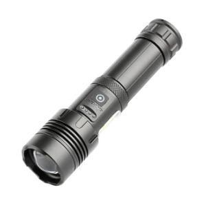 Outdoor Emergency LED Strong Light Flashlight USB Charging Zoom Multifunctional Side Lamp Output P70 High Power Flashlight