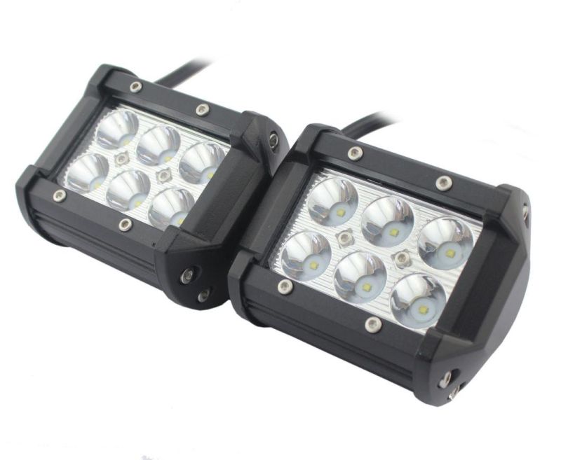 Vehicle Part Super Bright 4inch 18W Offroad Spot Beam CREE LED Work Lights