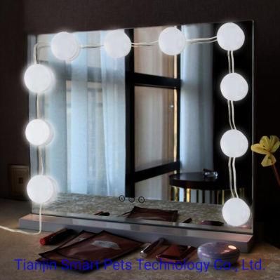 10 Dimmable Bulbs Makeup Light USB Power Supply Plug Vanity Lights