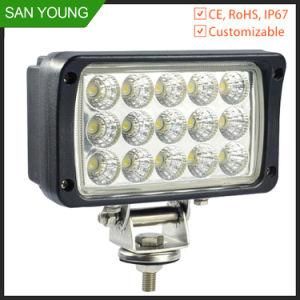 5 Inch LED Working Lights for Trucks Spot Flood Beam 45W 12V 24V Epistar LED Work Light 5X7
