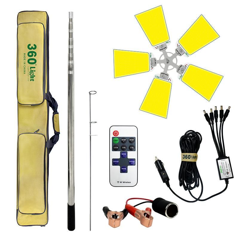 360light Support Logo Sanara COB LED Work Outdoor Light 12V Multi Function Camping Light Kit