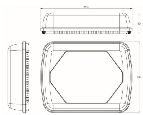 Senken R65 Amber Emergency Warning Short Lihgtbar Minibar