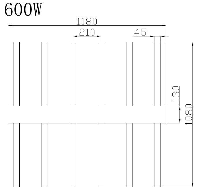 600W Full Spectrum LED Grow Light for Medical Seedling Plant Growing, Horticulture Light for Indoor Farming with CCC