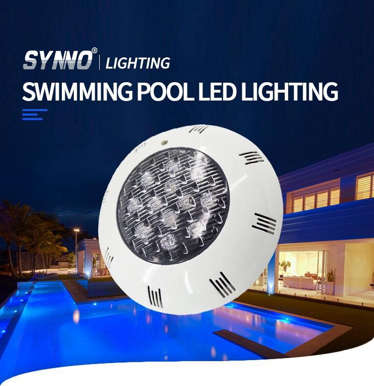 Modern Design Plastic LED Pool Light Customized LED Underwater Light LED Swimming Pool Light