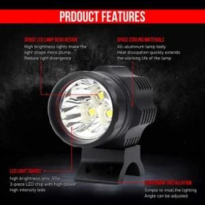 LED Headlights Front Spotlight 50W 4500lm 12V 24V Motorbike Fog Driving Light Daytime Running Light