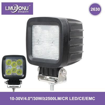 Lmusonu 2630 LED Work Lights for Car Auto Truck 4.0 Inch 30W 2500lm 10-30V High Quality