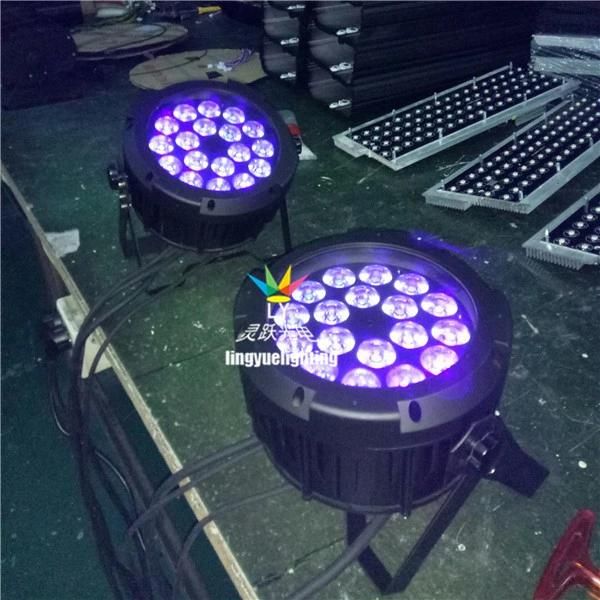 RGBWA+UV IP65 PAR LED 18X18W Outdoor Stage Light