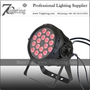 Quad Color LED PAR Lights 18X12W IP65 Stage Lighting Silence Working for Studio Stage Wedding