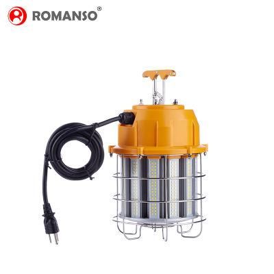 Portable LED Work Light 60W 100W 150W 360 Degree Industrial Cage Light Fixture Temporary Construction Lighting Strings