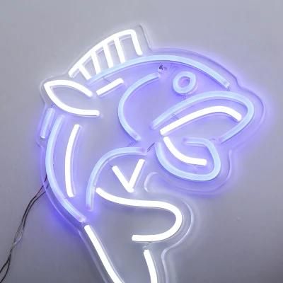 Neon Sign Wholesale Flexible LED Acrylic Custom Fish Strip Fake Neon