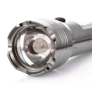 1W LED Aluminum Zoom Solar Flashlight, LED Torch