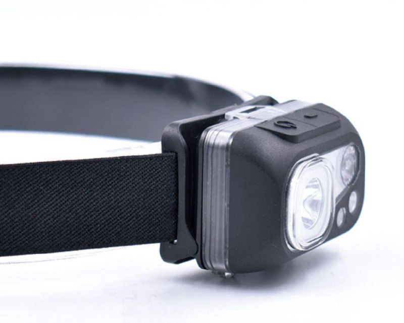 Wholesale Emergency Head Torch Lamp Portable Camping Multi-Function Headlight with 5 Flashing Modes Waterproof Safety Outdoor LED Headlamp