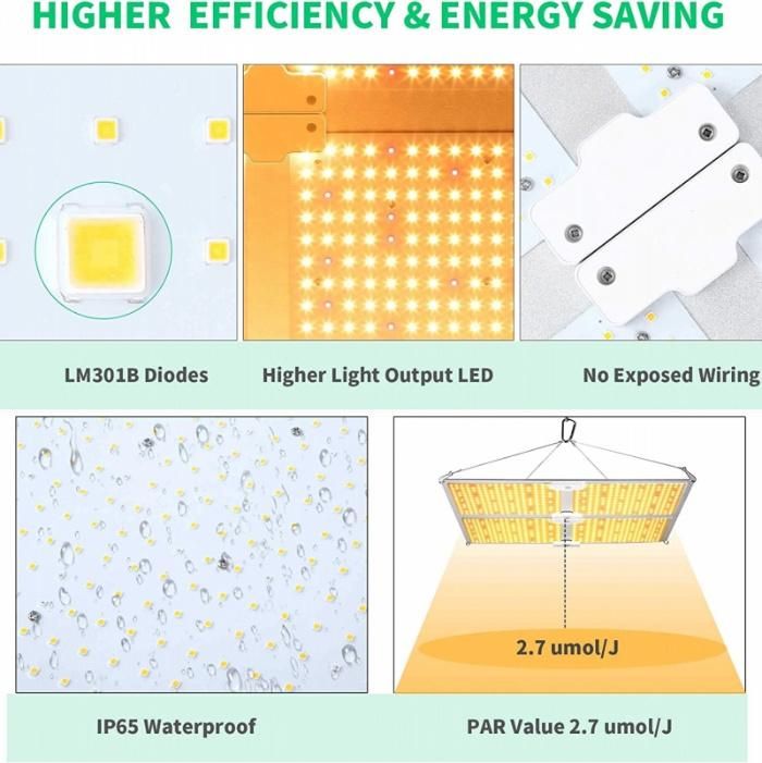 Rygh Sunlike Panel Quantum Board 240W LED Plant Grow Light