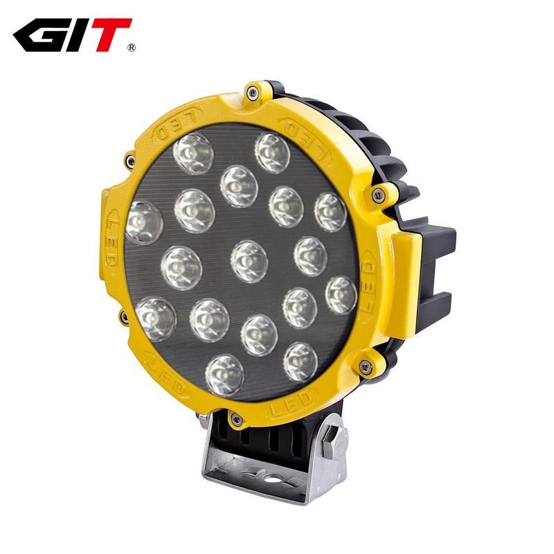 High Power 51W Round 7inch off Road LED Driving Work Light for 4X4 Truck Jeep