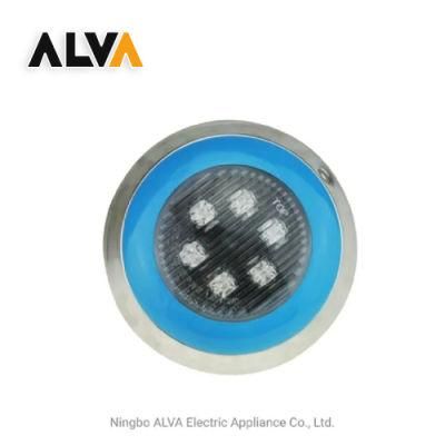 IP68 Stainless Steel Underwater AC12-24V DC12-24V Single Color 6W LED Project Light for Swimming Poles