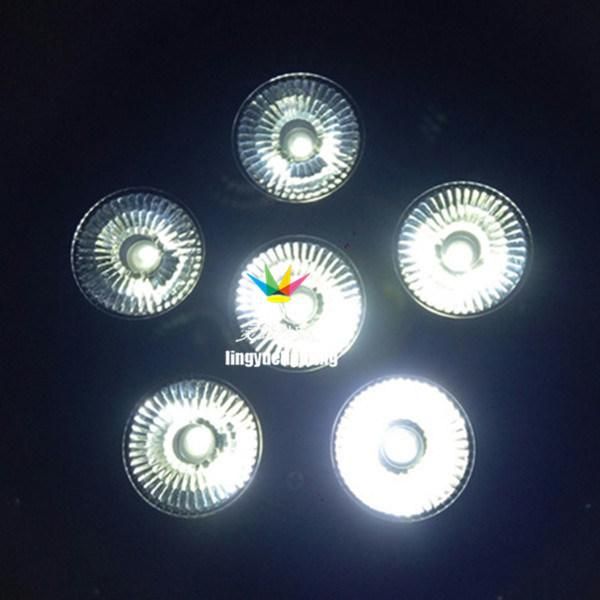 6X18W RGBWA UV 6in1 Indoor Battery DMX Wireless LED PAR Light